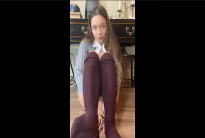 Kate Kuray Schoolgirl Porn18+  สาวฝรั่งโชว์ช่วยตัวเอง คาชุดนักเรียน ขย่มควยปลอม เสียวมาก